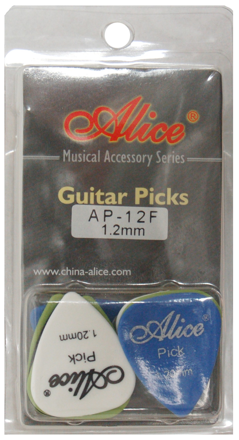 ALICE AP12F GUITAR PICKS - PACK OF 12 (.120)