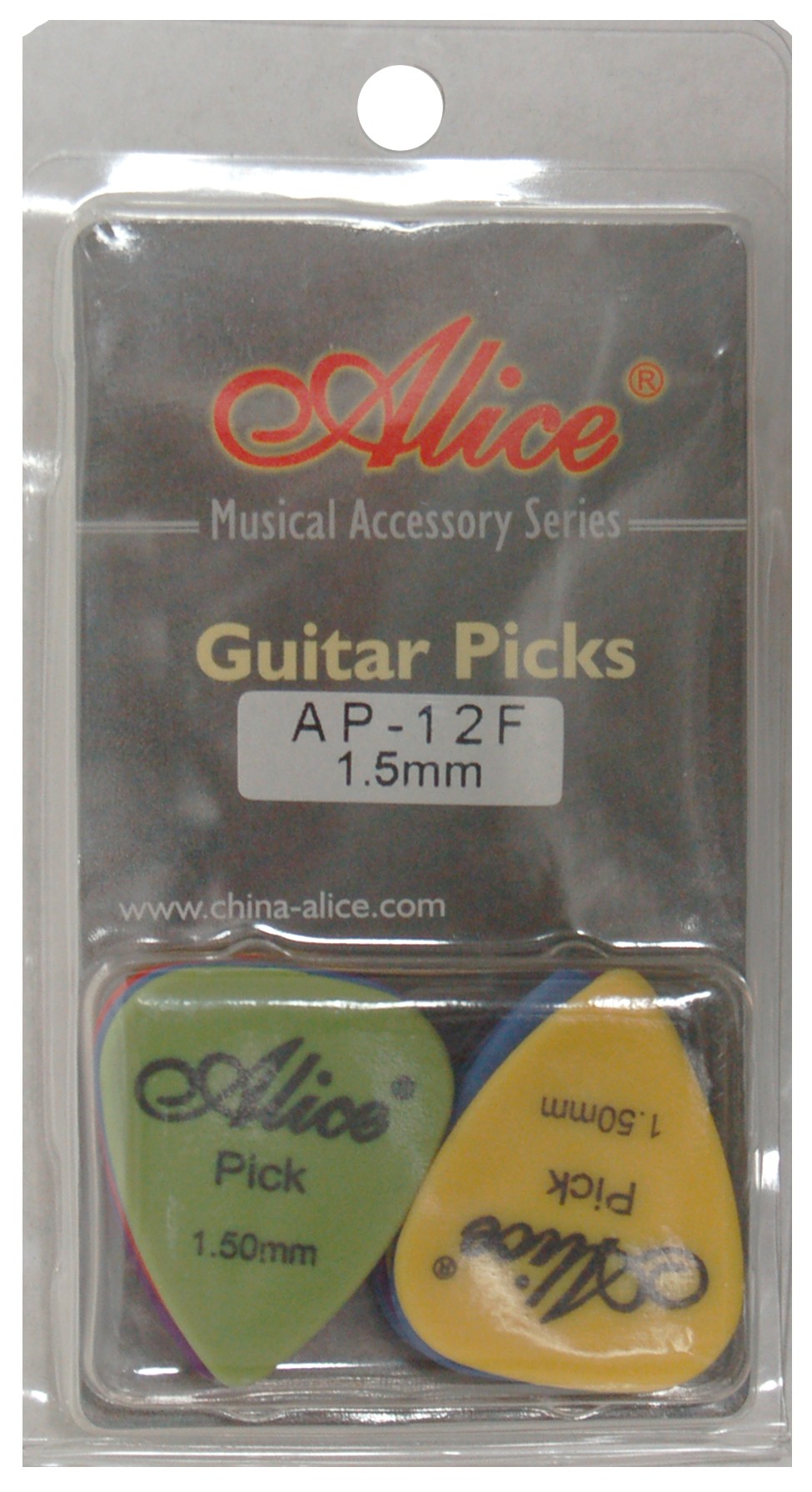 ALICE AP12F GUITAR PICKS - PACK OF 12 (.150)