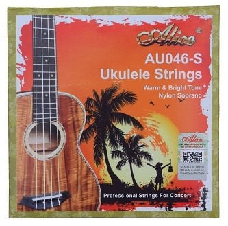 ALICE BLACK NYLON UKULELE STRINGS - SOPRANO