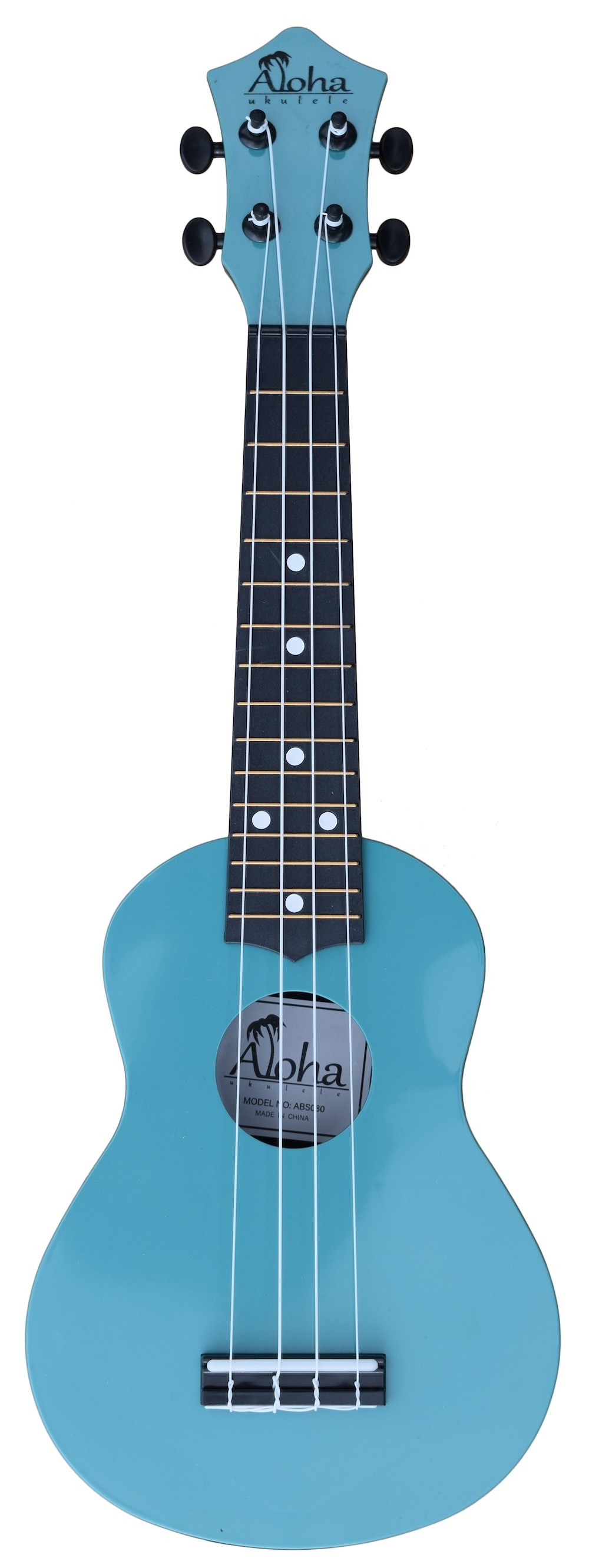 ALOHA ABS080 SOPRANO UKULELE WITH BAG - GREEN