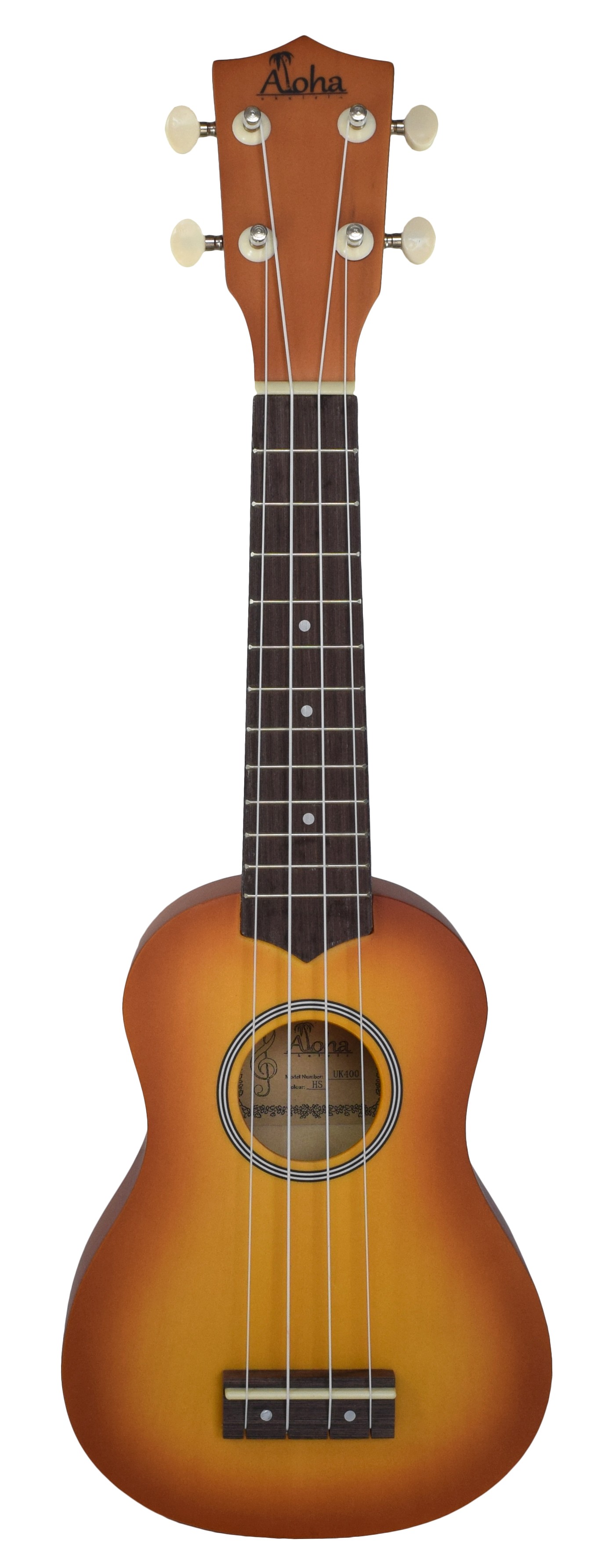 ALOHA UK400 SOPRANO UKULELE - HONEYBURST
