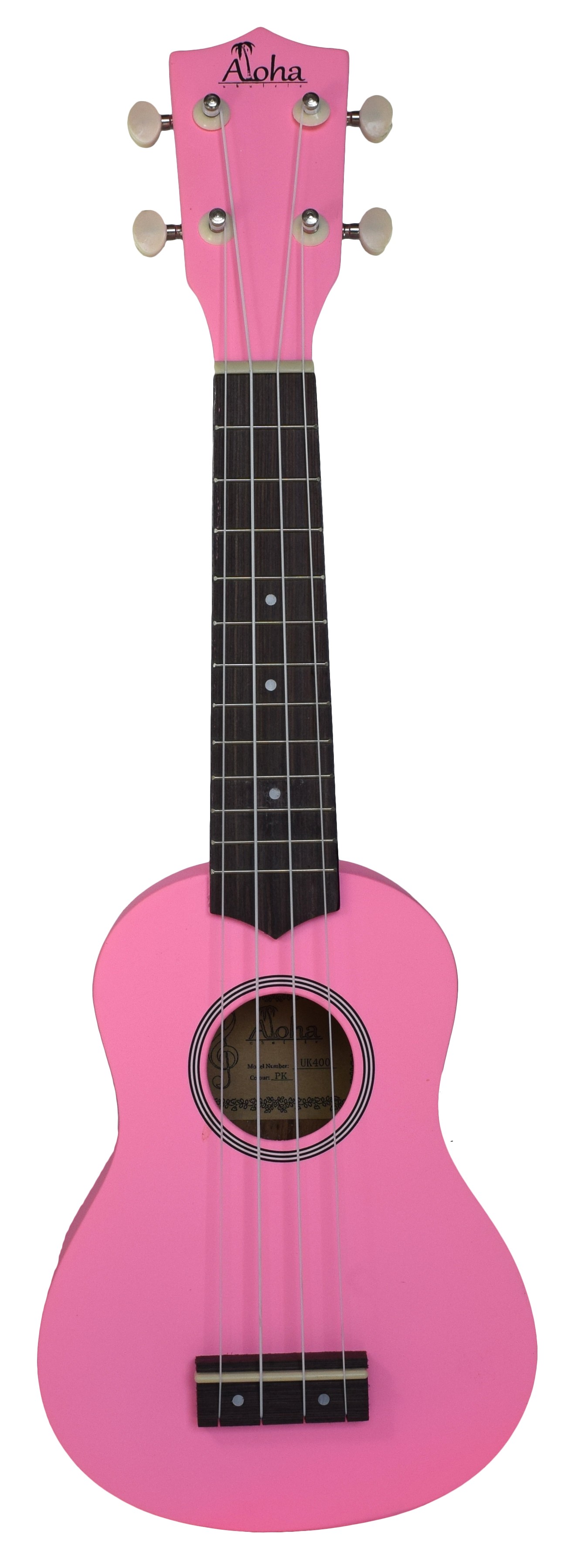 ALOHA UK400 SOPRANO UKULELE - PINK