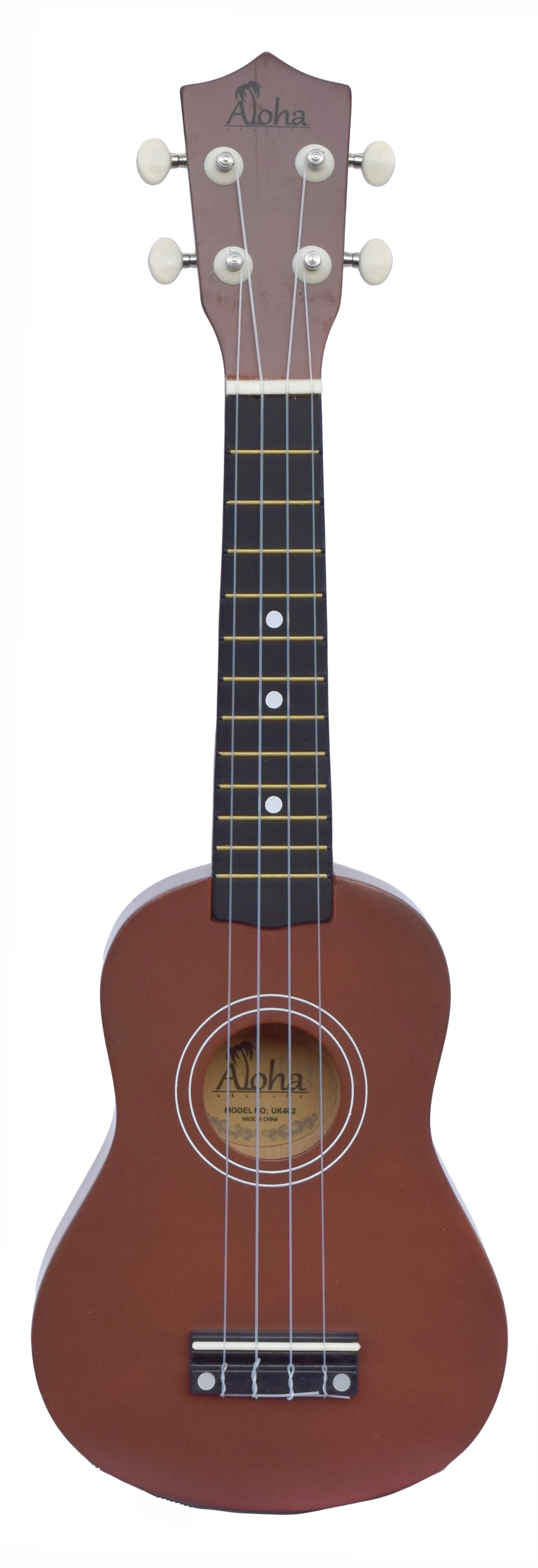 ALOHA UK402 SOPRANO UKULELE - COFFEE