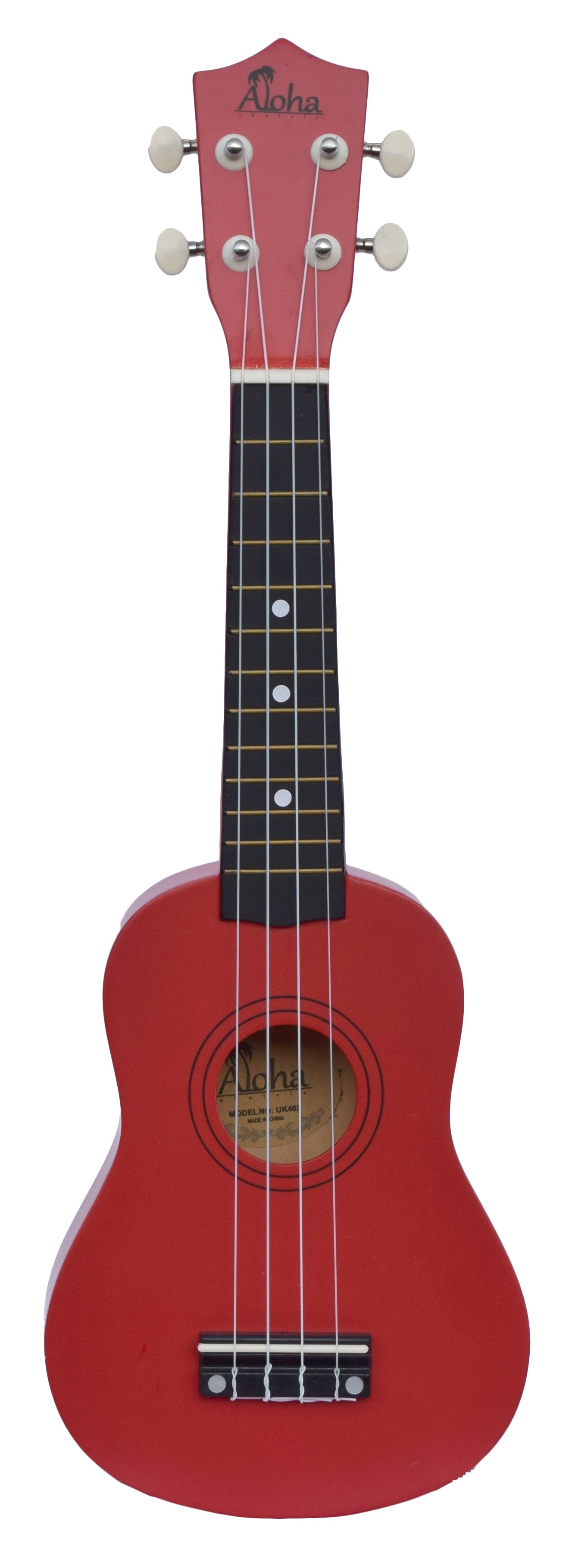 ALOHA UK402 SOPRANO UKULELE - RED