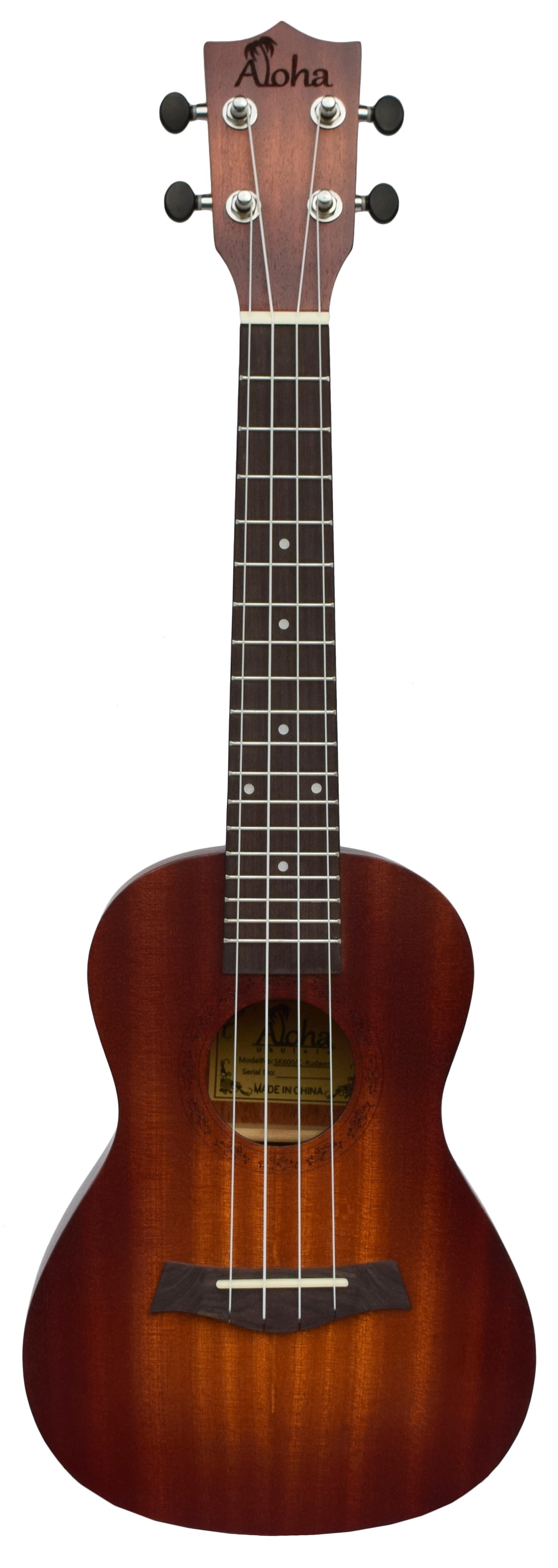 ALOHA SK600OP CONCERT UKULELE - OPEN PORE FINISH - RUDAWN