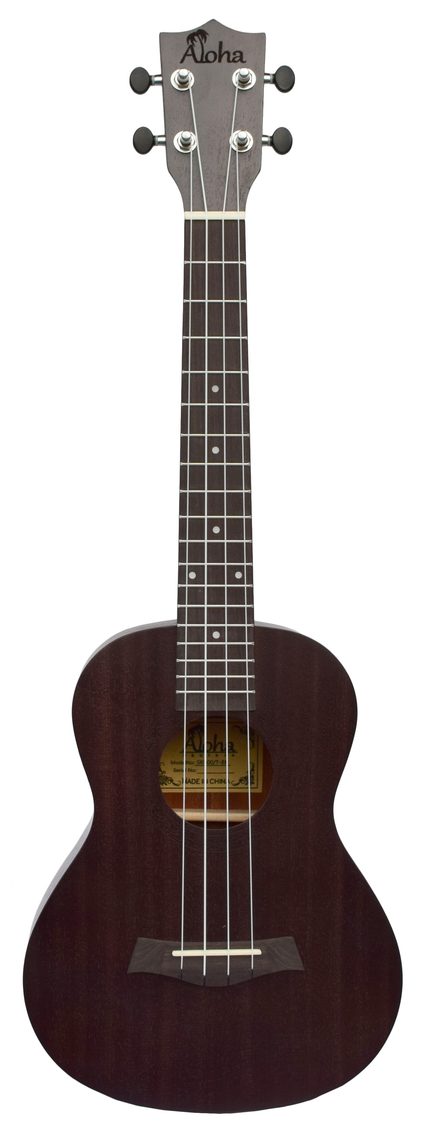 ALOHA SK600OP TENOR UKULELE - OPEN PORE FINISH - BLACK
