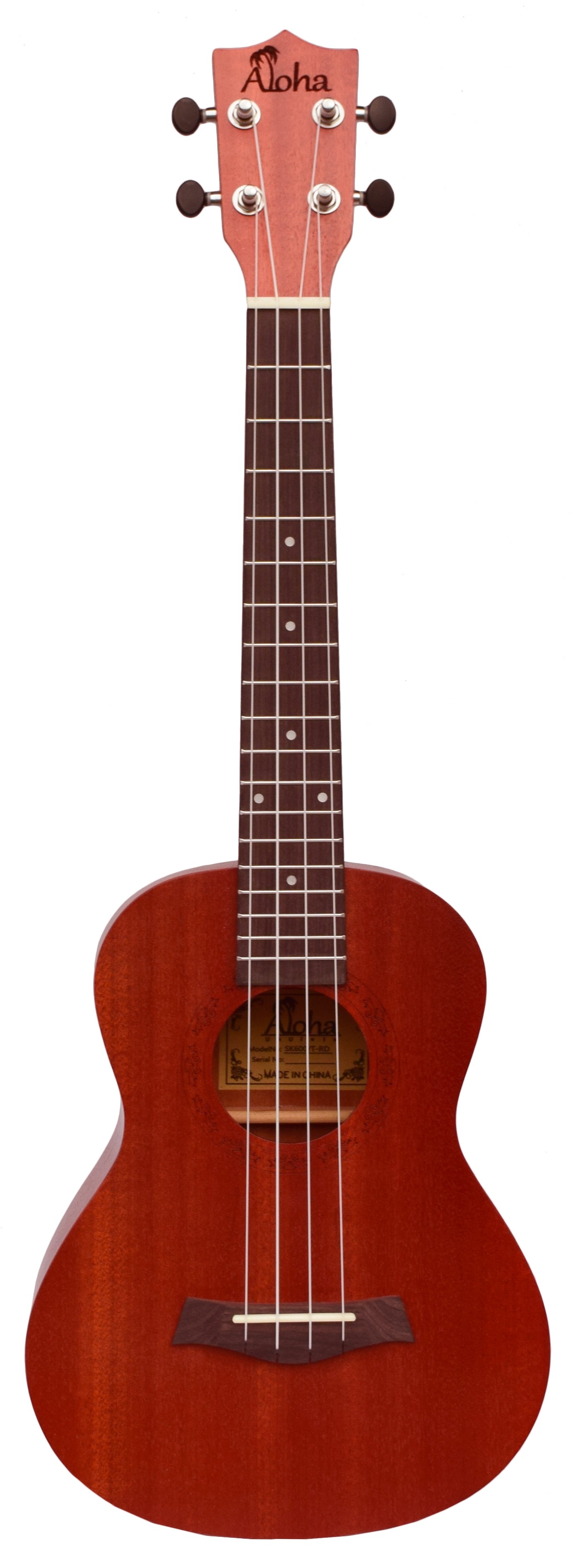 ALOHA SK600OP TENOR UKULELE - OPEN PORE FINISH - REDWOOD