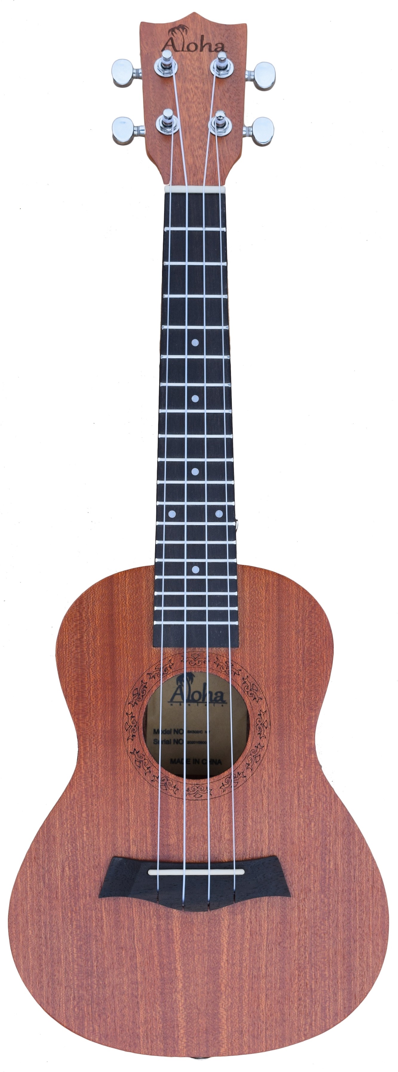 ALOHA SK502 MAX-PLUS ARCHED BACK SAPELE UKULELE - CONCERT