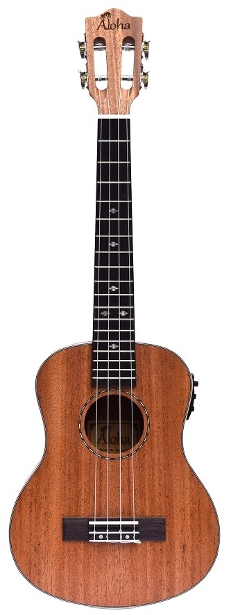 ALOHA SM2400E LEFT HANDED SOLID TOP TENOR UKULELE WITH ACTIVE EQ + TUNER