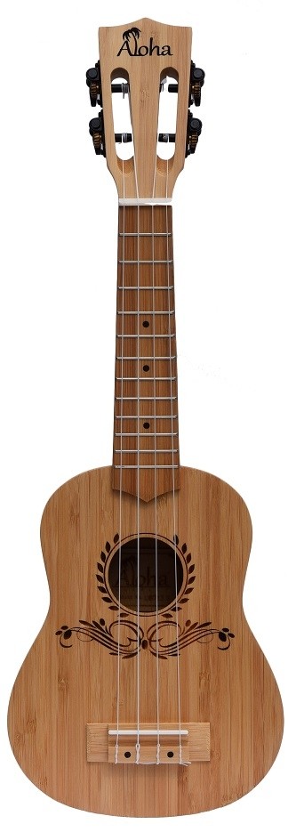 ALOHA UB713 BAMBOO SOLID TOP SIDE&BACK SOPRANO UKULELE