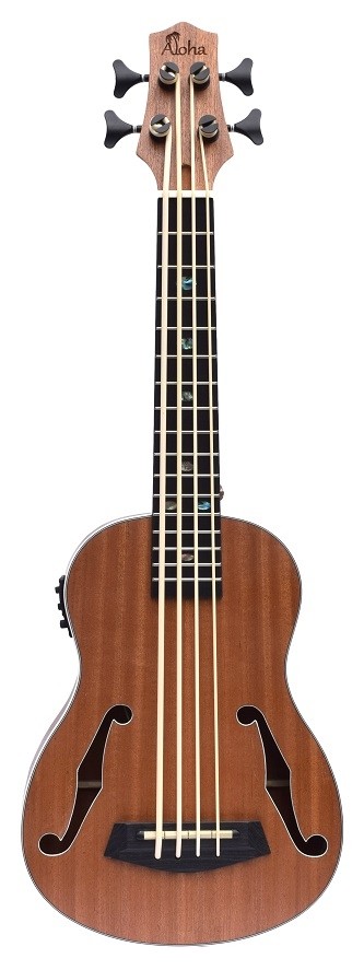 ALOHA UB7000E - U-BASS WITH F-HOLES (30'') - NATURAL
