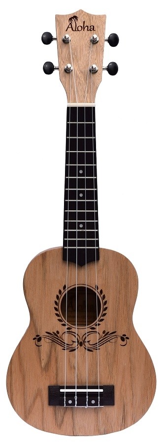 ALOHA UC707 CATALPA TOP SOPRANO UKULELE