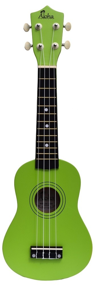 ALOHA UK402 SOPRANO UKULELE - APPLE GREEN