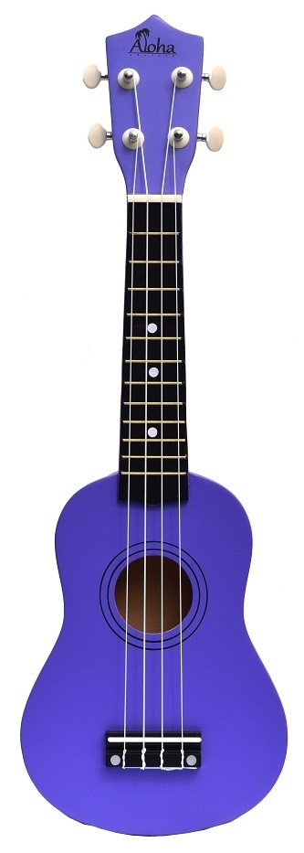 ALOHA UK402 SOPRANO UKULELE - DEEP PURPLE