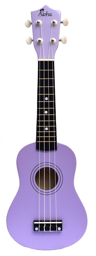 ALOHA UK402 SOPRANO UKULELE - PURPLE