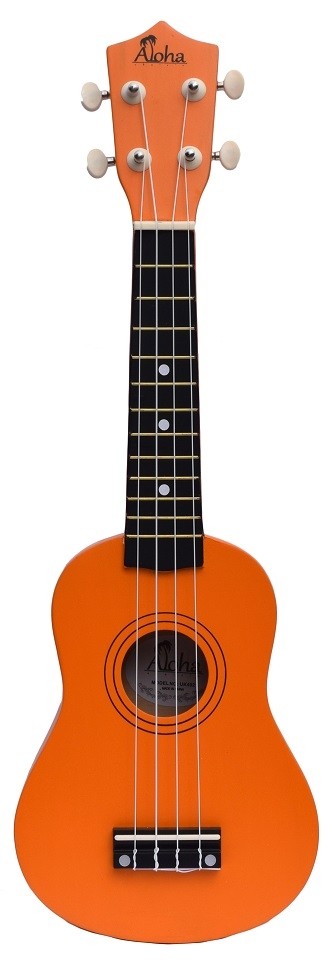 ALOHA UK402 SOPRANO UKULELE - ORANGE