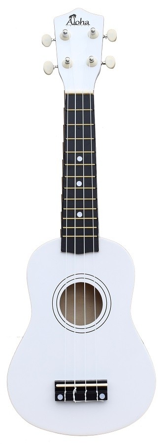 ALOHA UK402 SOPRANO UKULELE - WHITE