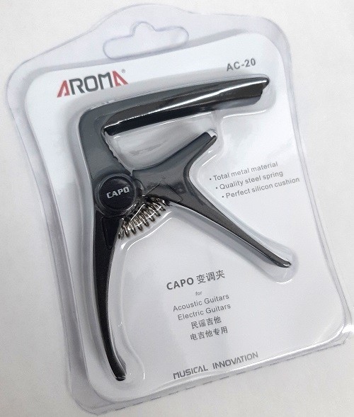 AROMA AC-20 GUITAR CAPO - BLACK