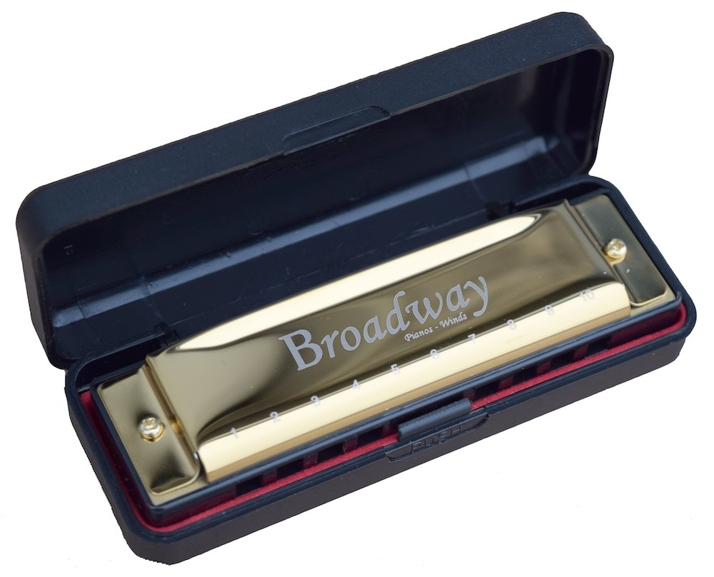 BROADWAY H20 HARMONICA - KEY OF D