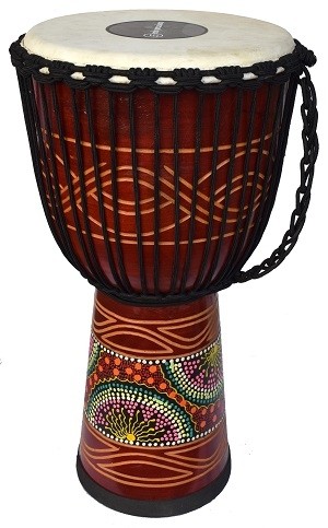 Ecko Indie Series - 65cm Djembe - Candy Design