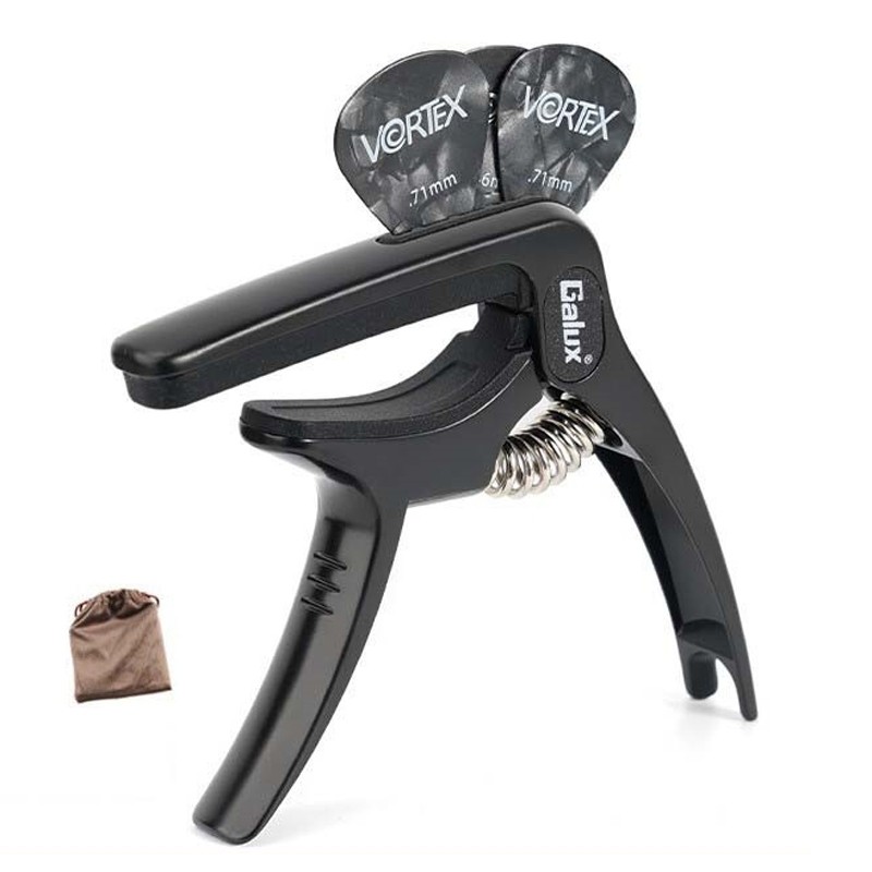 GALUX GC501A/BK - DELUXE MULTI-FUNCTION CAPO WITH BAG