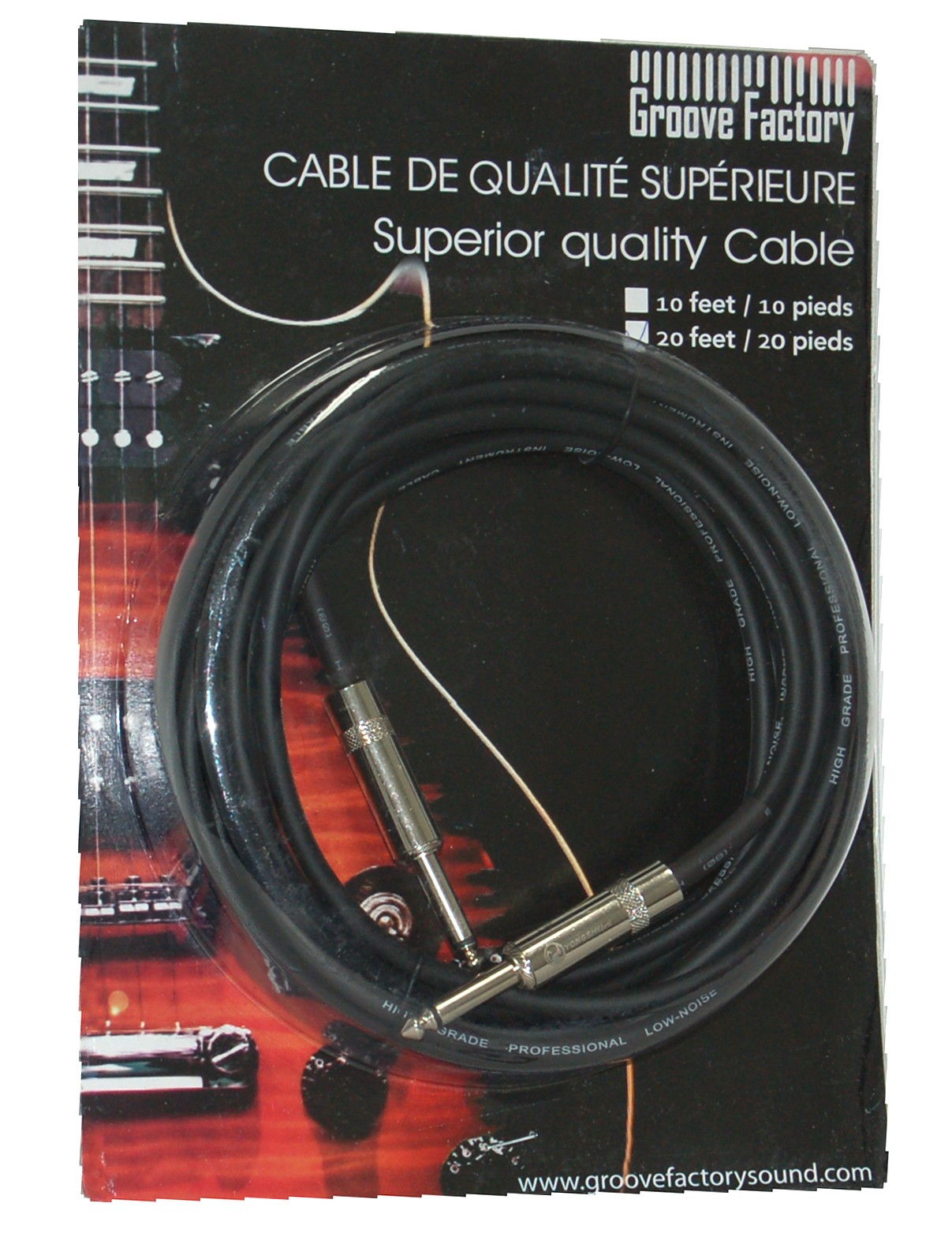 GROOVE FACTORY HIGH QUALITY INSTRUMENT CABLE 10''