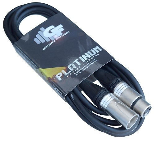 *NEW* GROOVE FACTORY PLATINUM SERIES MICROPHONE CABLE XLR - 10 FEET