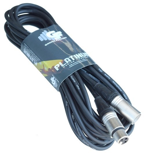 *NEW* GROOVE FACTORY PLATINUM SERIES MICROPHONE CABLE XLR - 25 FEET