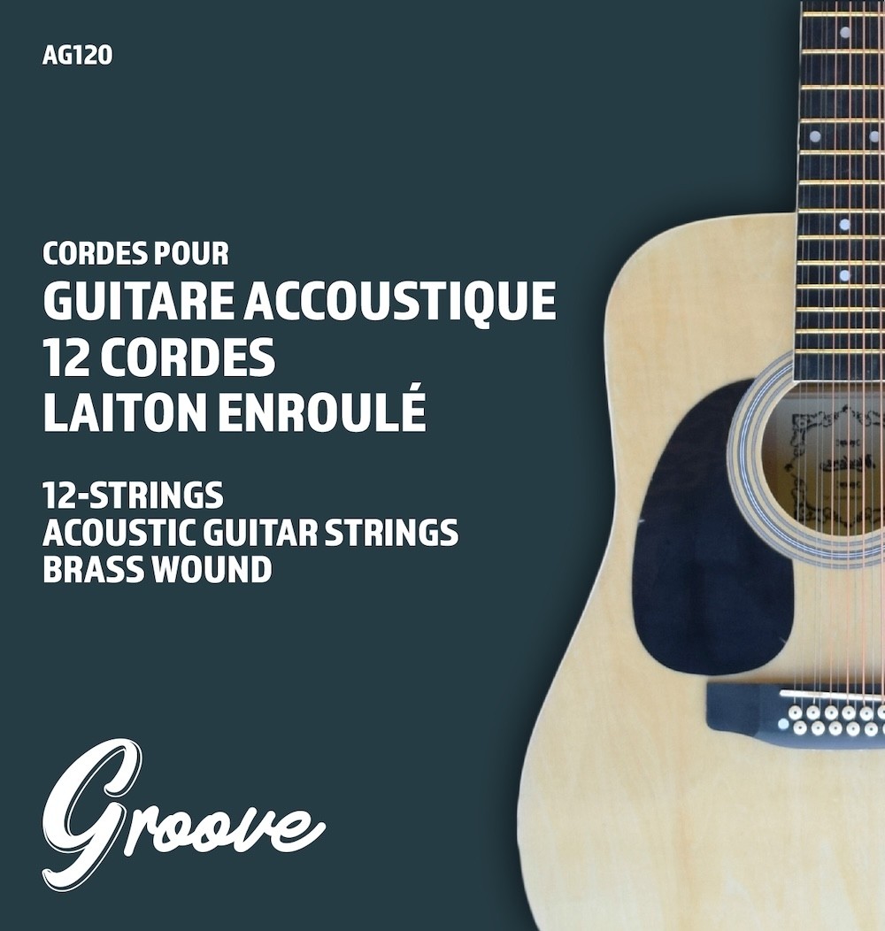 GROOVE AG120 - SET FOR 12-STRING ACOUSTIC GUITAR 