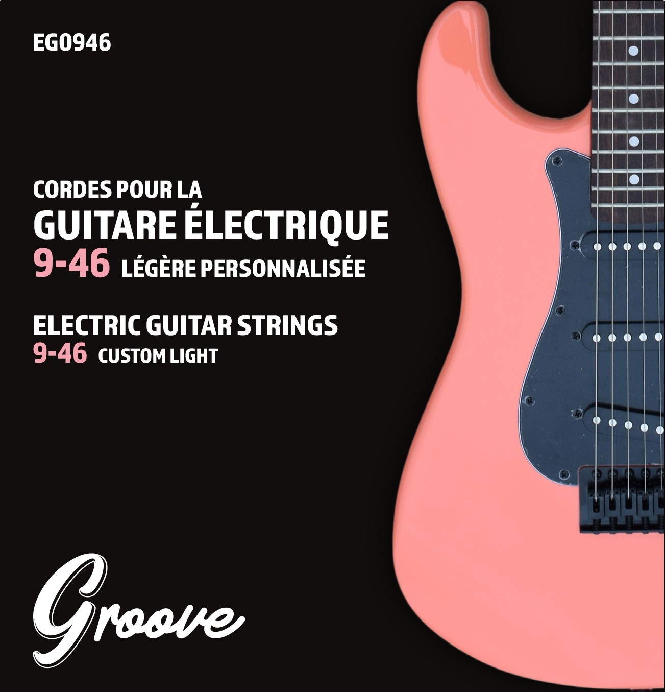 GROOVE EG0946 - ELECTRIC GUITAR STRINGS - GAUGE 09-46
