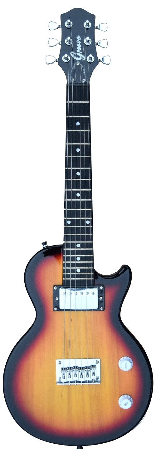 Groove Junior Electric Guitar 32'' LP shaped in sunburst