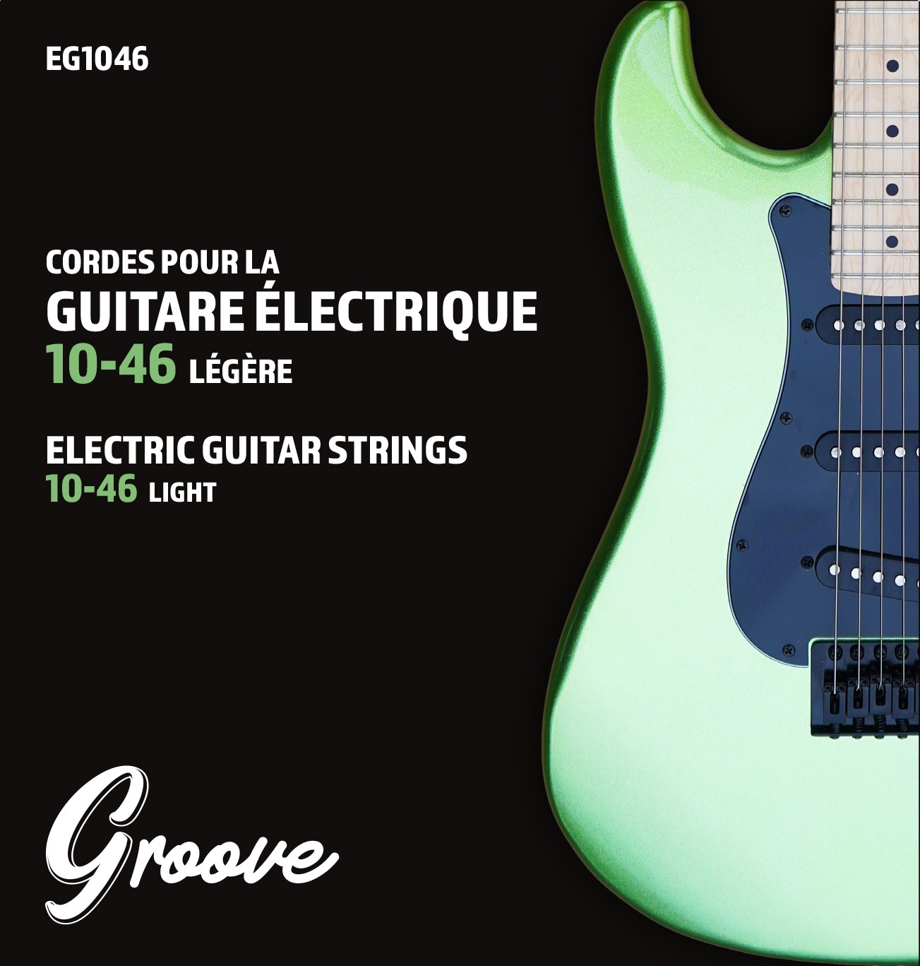 GROOVE EG1046 - ELECTRIC GUITAR STRINGS - GAUGE 10-46