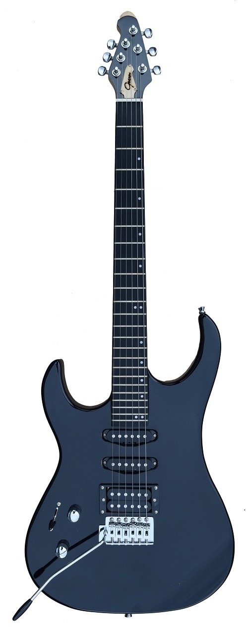 GROOVE EG3080 Single/Single/Humbucker pickups Left-Handed Electric guitar - Black