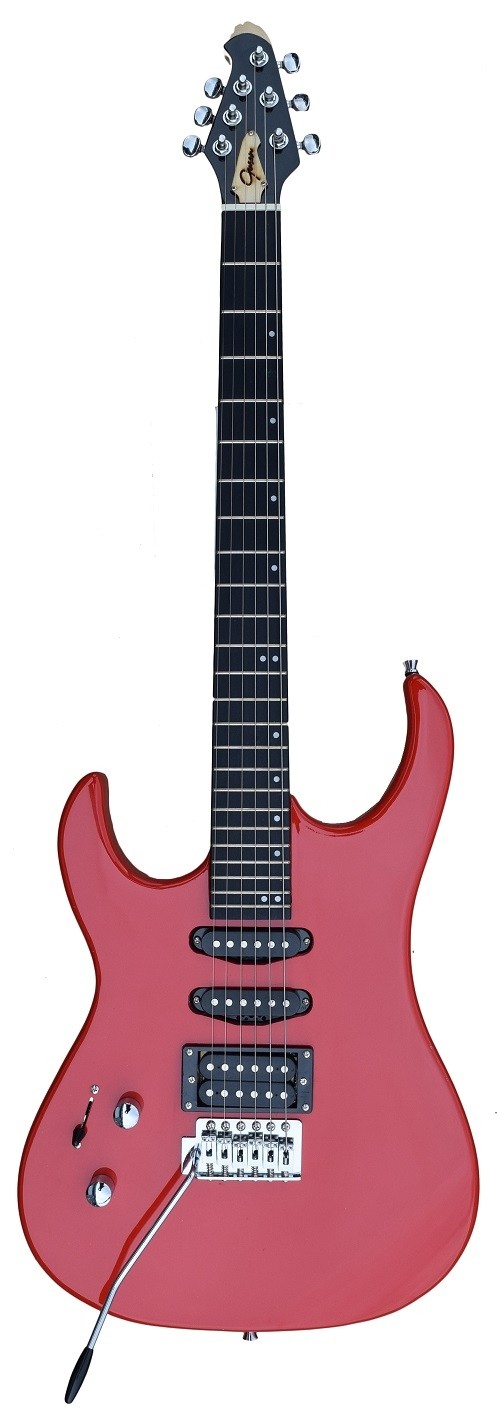 GROOVE EG3080 Single/Single/Humbucker pickups Electric guitar - Red