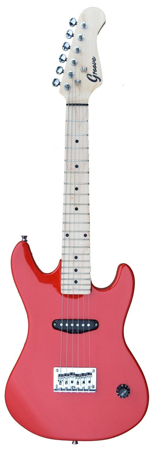 Groove Junior JR Guitar 32'' Red color