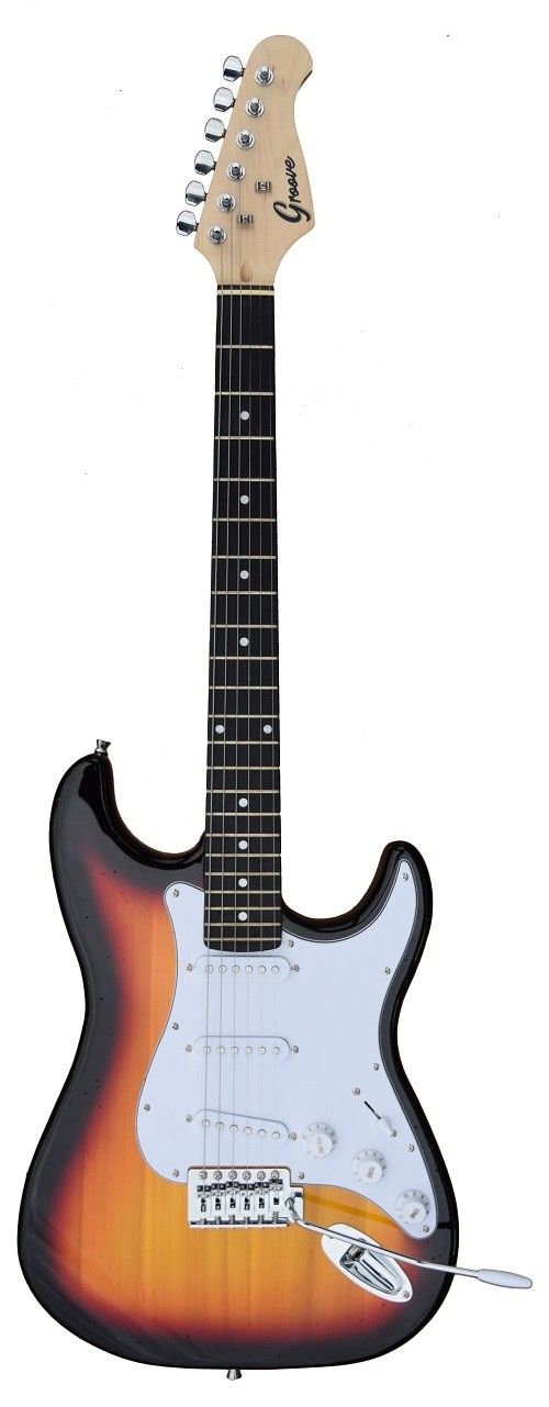 Groove Strat-Shaped Electric guitar - Sunburst