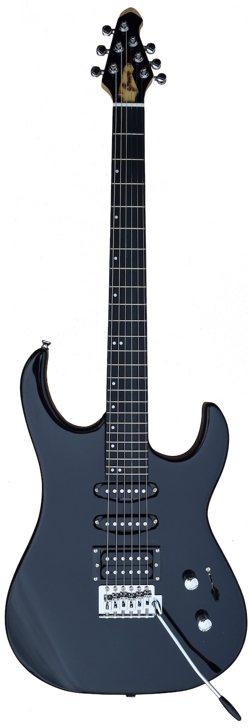 GROOVE EG3080 Single/Single/Humbucker pickups Electric guitar - Black