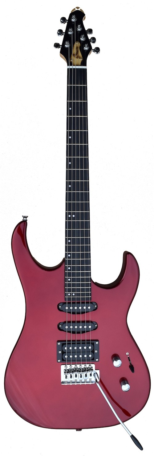 GROOVE EG3080 Single/Single/Humbucker pickups Electric guitar - Metallic Red