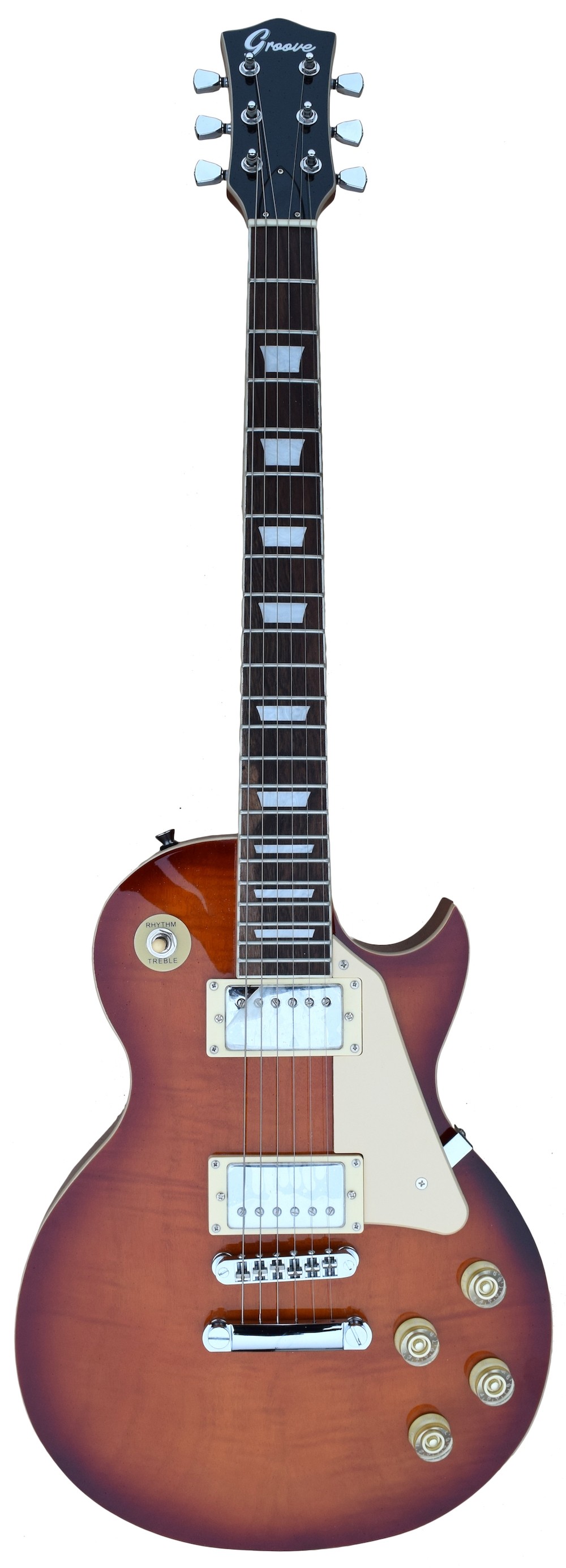 GROOVE EL5025 LP-STYLE ELECTRIC GUITAR - HONEY BURST FINISH