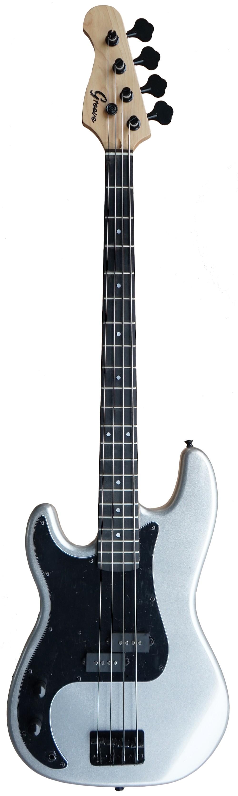 GROOVE P2024 LEFT HANDED PRECISION SHAPED BASS - SILVER