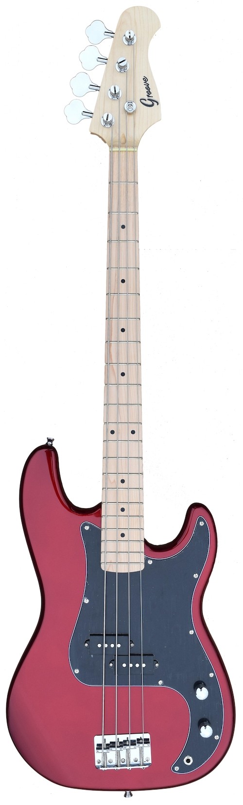 GROOVE P2024 PRECISION SHAPED BASS - METALLIC RED