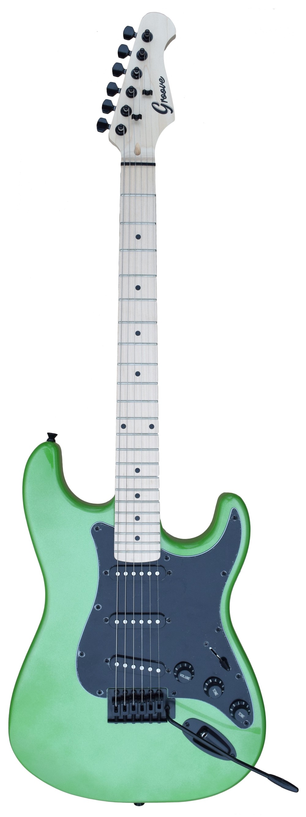 Groove Strat-Shaped Electric guitar - Metallic Green
