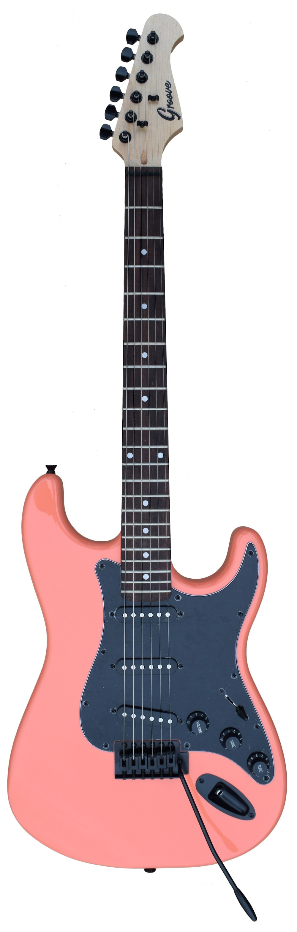 Groove Strat-Shaped Electric guitar - Coral