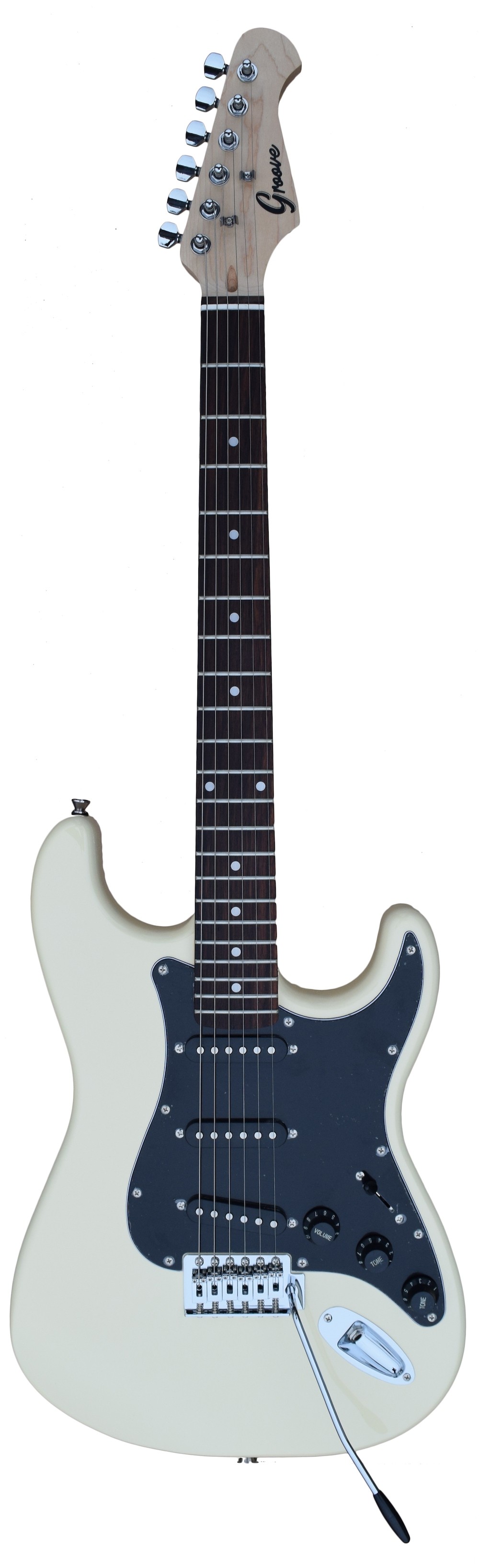 Groove Strat-Shaped Electric guitar - Olympia White 