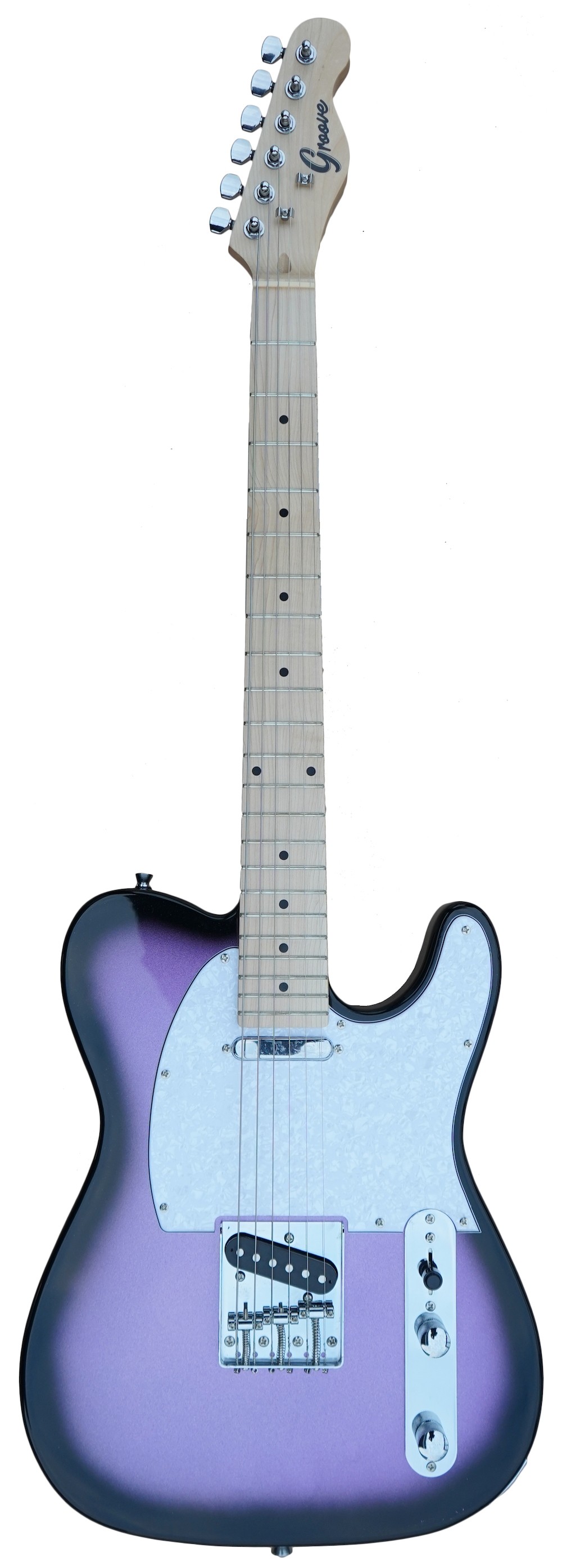 GROOVE TC4705 TELE STYLE ELECTRIC GUITAR - PURPLE BURST