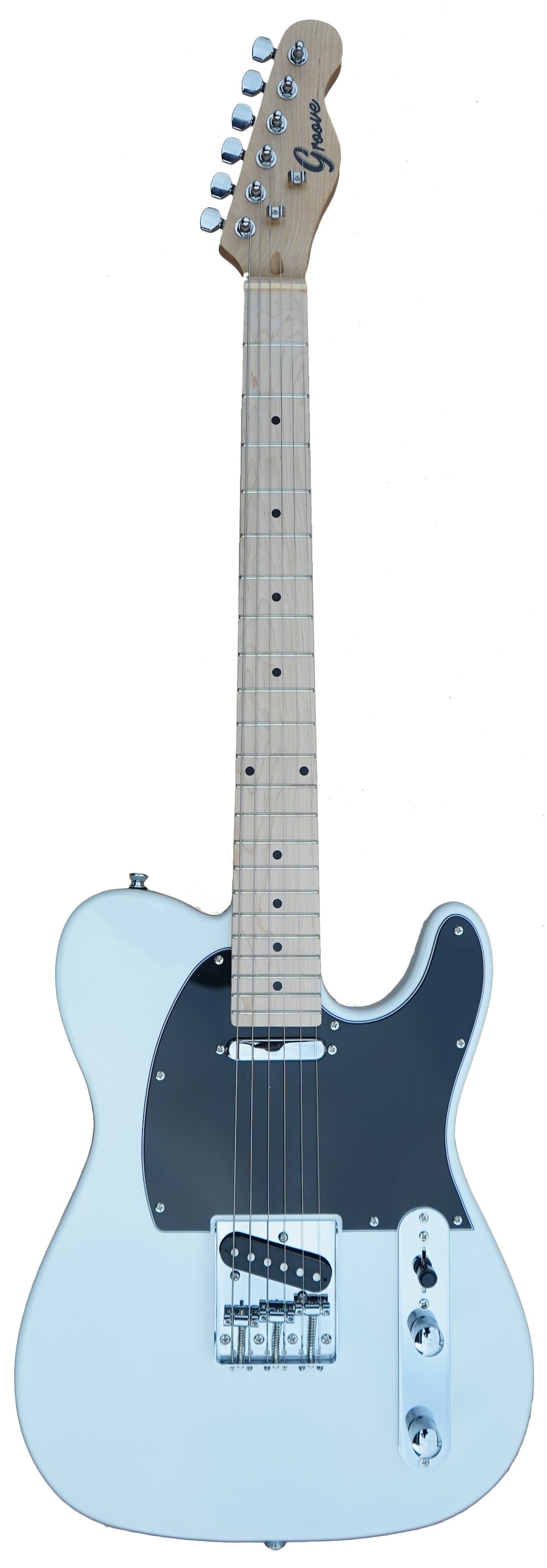 GROOVE TC4705 TELE STYLE ELECTRIC GUITAR - WHITE