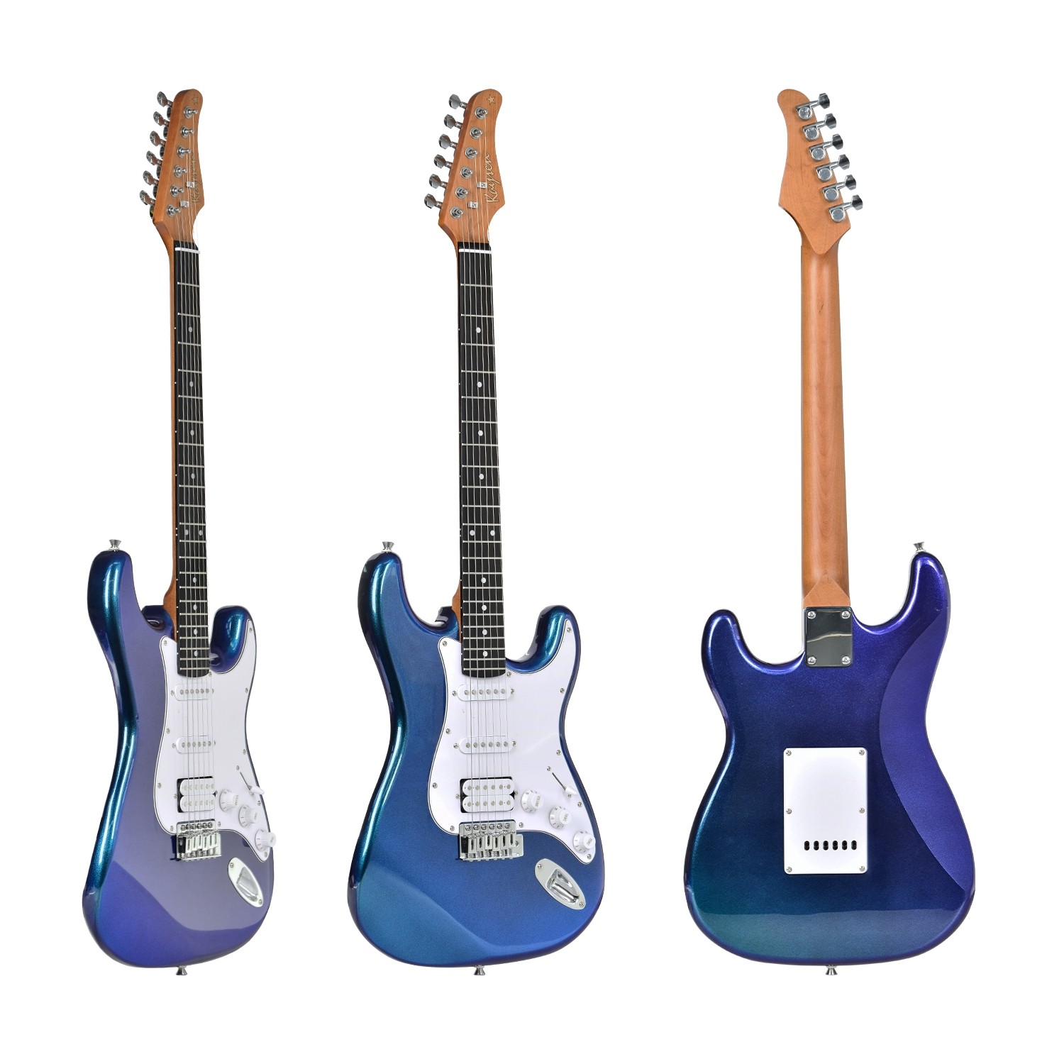 KAYSEN KST215 ELECTRIC GUITAR WITH CHANGING SHADE FINISH - BLUE TO PURPLE