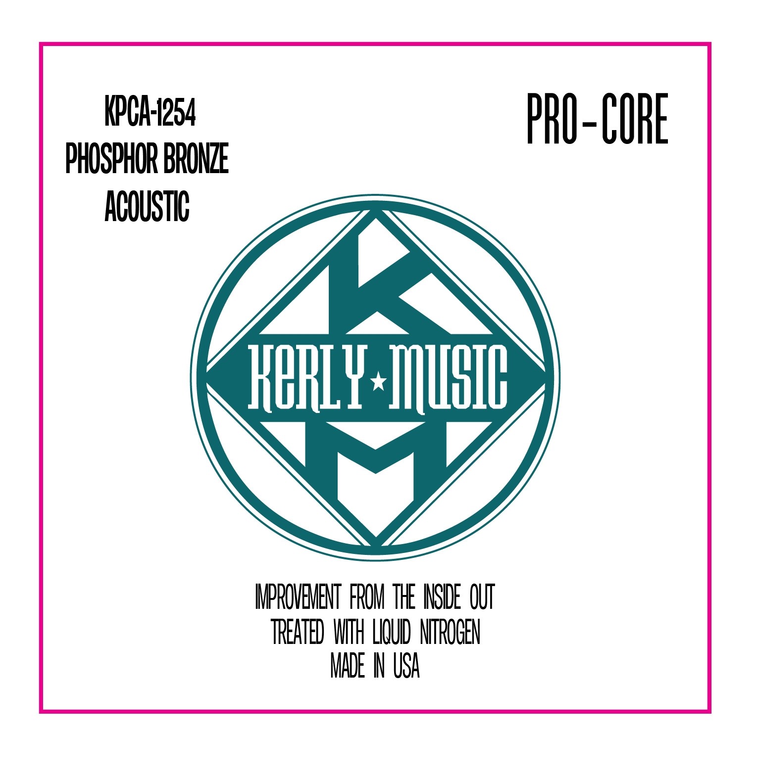 Kerly Phosphor Bronze Acoustic Strings - 12-54
