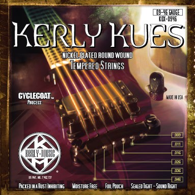 KERLY KUES ELECTRIC GUITAR STRINGS - KQX-0946 - LIGHT-MEDIUM