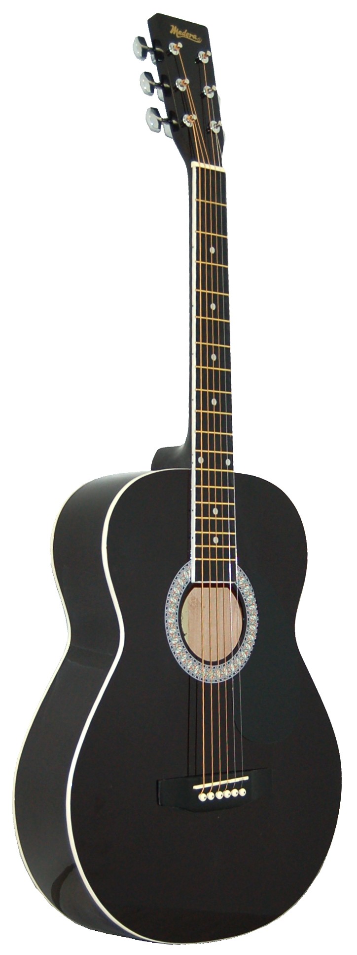 MADERA LD381 38'' ACOUSTIC KIDS GUITAR - BLACK